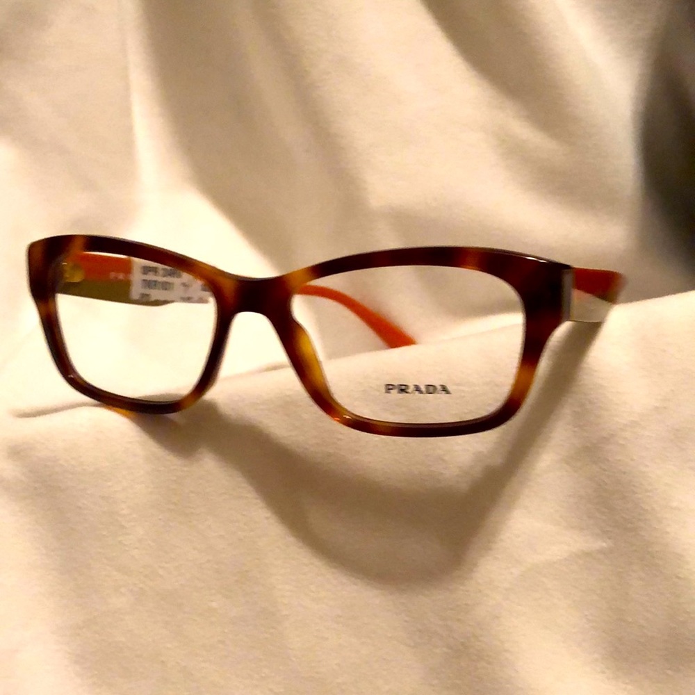 Prada Eyeglasses my coral/ nude/ tortoise/ gold